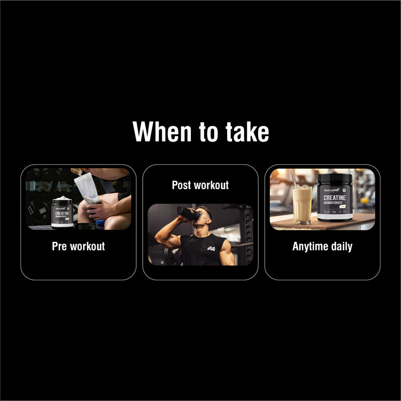 How to take creatine pre workout post workout daily use