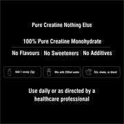 Pure creatine monohydrate no additives no flavours NutraHike