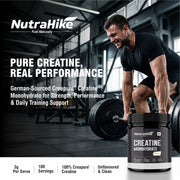 Gym strength performance creatine supplement NutraHike