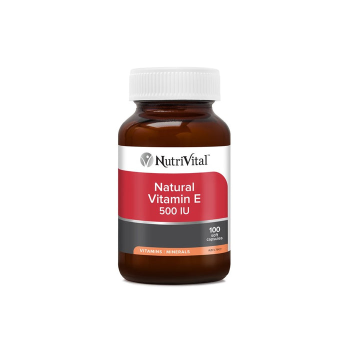 NUTRIVITAL VIT E 500IU 100C