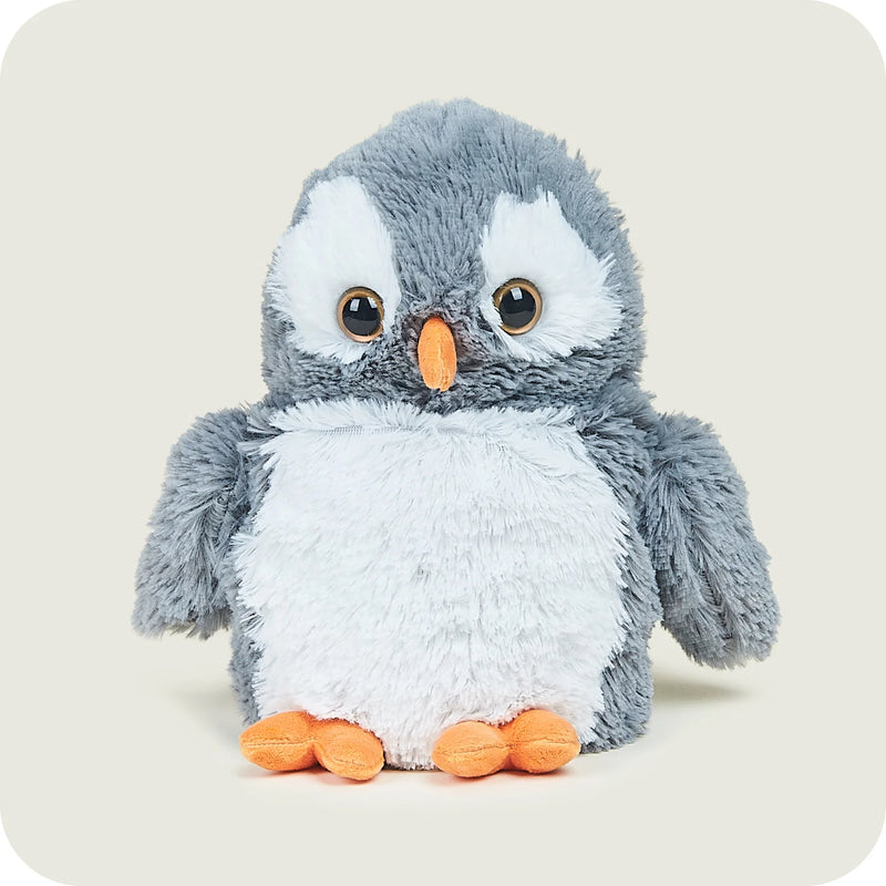 Warmies Grey Owl Heatable & Freezable Plush Toy – Microwaveable Soft Toy for Warmth, Cooling & Comfort