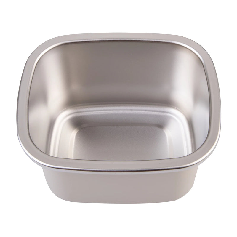 Oasis Microwave Safe Stainless Steel Rectangular Container - Oat- 500ml
