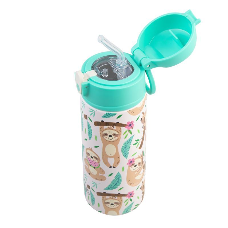 Oasis Kids 550 ml Insulated Water Bottle – Sleepy Sloths (Double-Wall / BPA-Free)