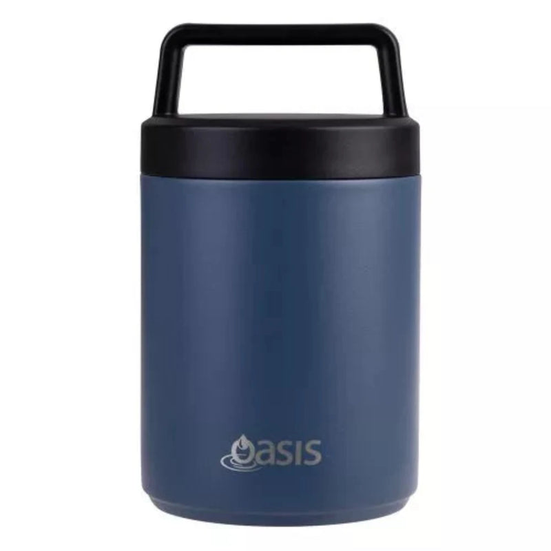 Oasis Food Flask with handle 480ml Indigo