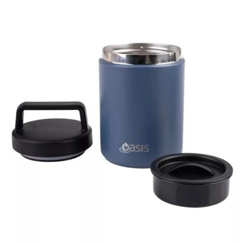 Oasis Food Flask with handle 480ml Indigo