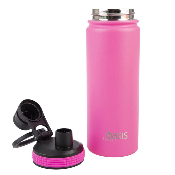 Oasis Sports Bottle 550ml (Neon Pink)