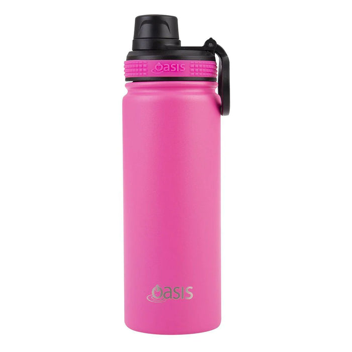 Oasis Sports Bottle 550ml (Neon Pink)