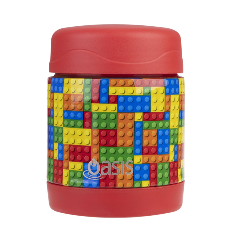 Oasis kids Food Flask 300ml (Bricks)