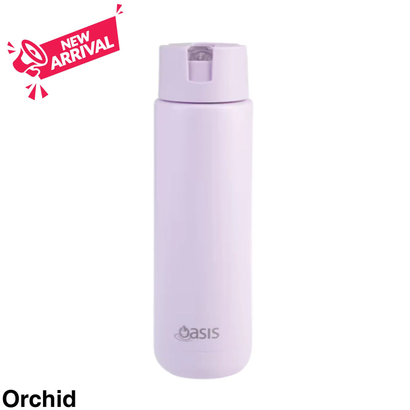 Oasis Ceramic Lined S/S Triple Wall Insulated "Moda" Drink Bottle 700ml Orchid