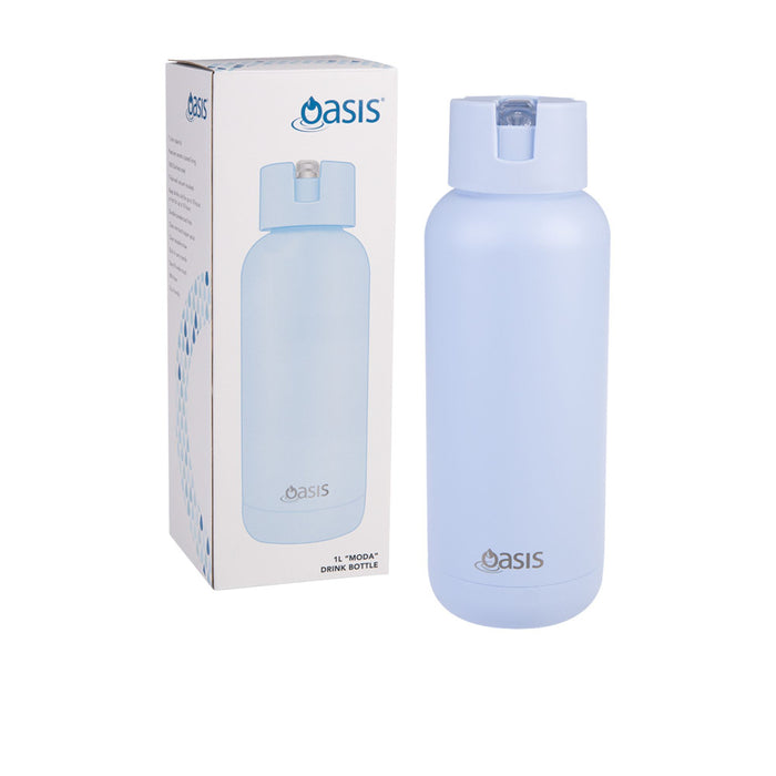 Oasis Moda 1L Drink Bottle - Periwinkle