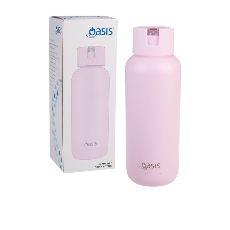 Oasis Moda 1L Drink Bottle - Pink Lemonade