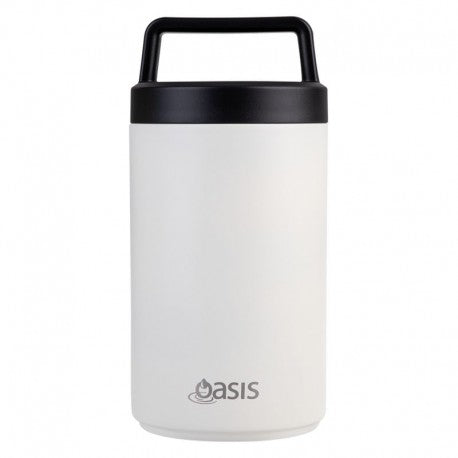 Oasis Food Flask with handle 700ml -Alabaster