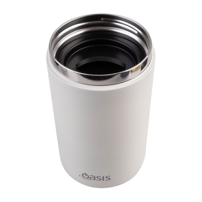 Oasis Food Flask with handle 700ml -Alabaster