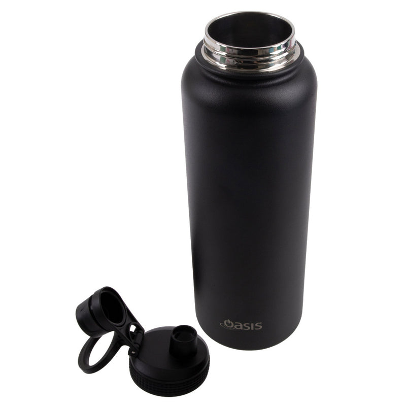 Oasis Sports Bottle 1.1L Black