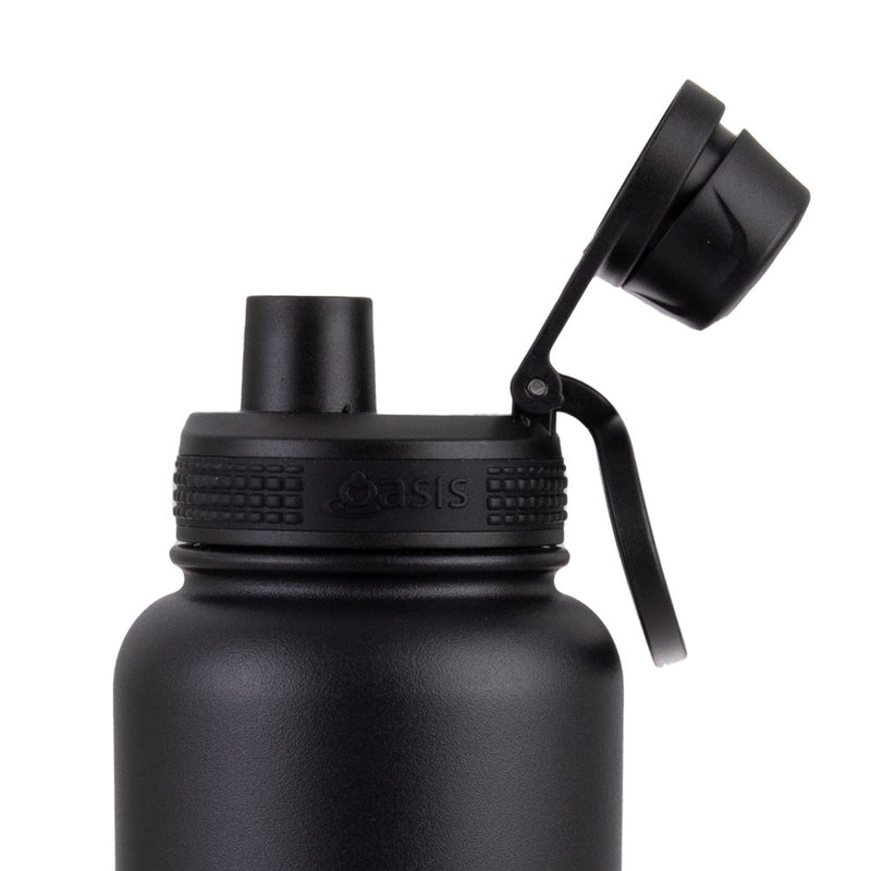 Oasis Sports Bottle 1.1L Black