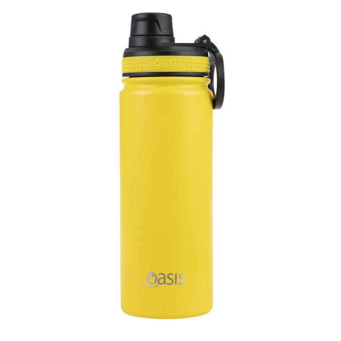 Oasis Sports Bottle 550ml (Neon Yellow)
