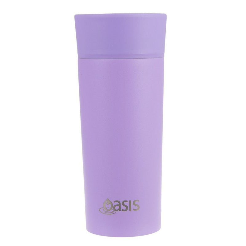 Oasis S/S D/W Insulated travel mug 360ml Lavender