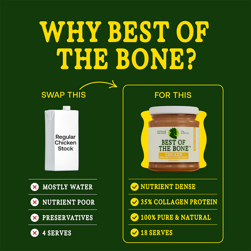 Best Of The Bone Chicken Bone Broth Concentrate Original - 180g