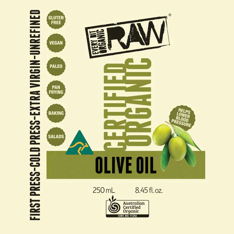 Every Bit Organic Extra Virgin Olive Oil 250ml