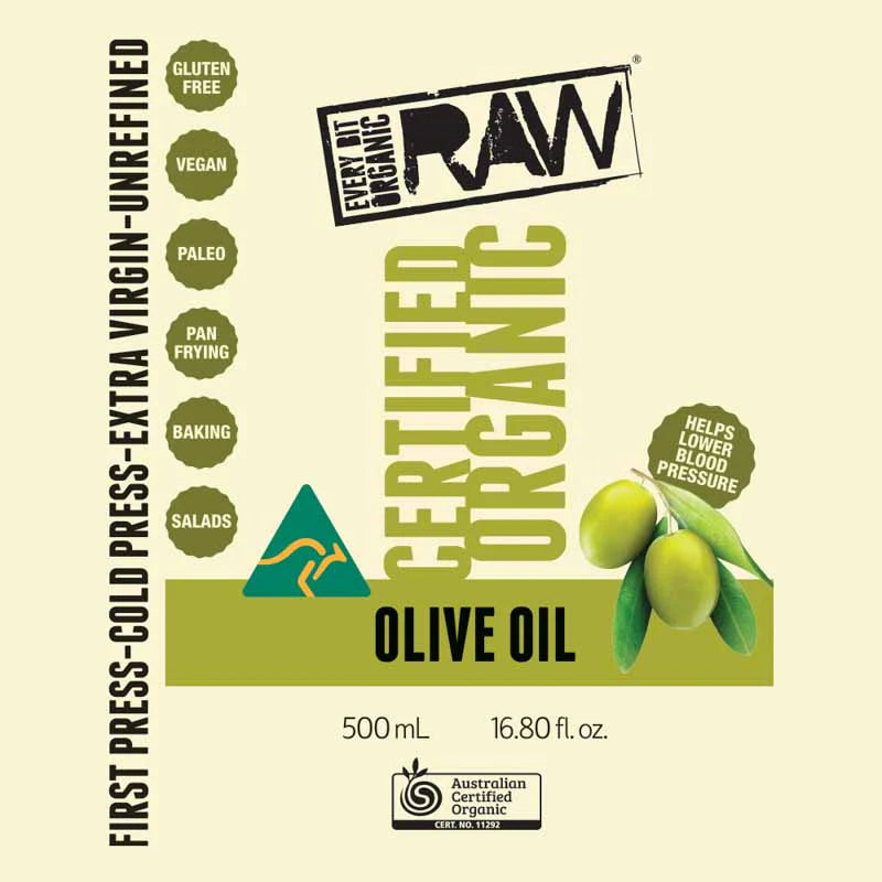 Every Bit Organic Extra Virgin Olive Oil 500ml