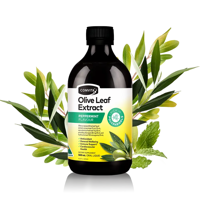 COMVITA Olive Leaf Extract Peppermint Flavour - Fresh-Picked Oral Liquid