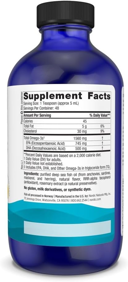 Nordic Naturals Ultimate Omega Liquid Lemon 237ml (8oz)