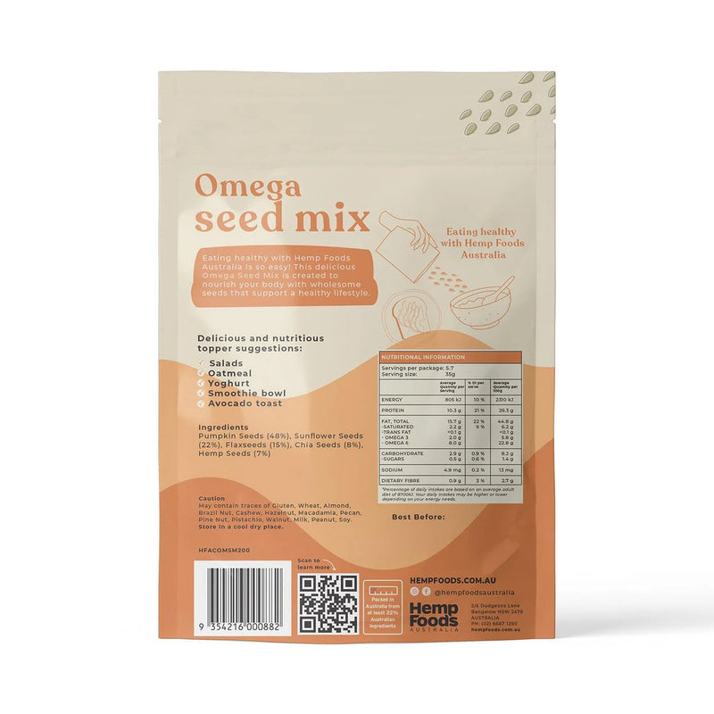 Hemp Foods Australia Omega Seed Mix 200g