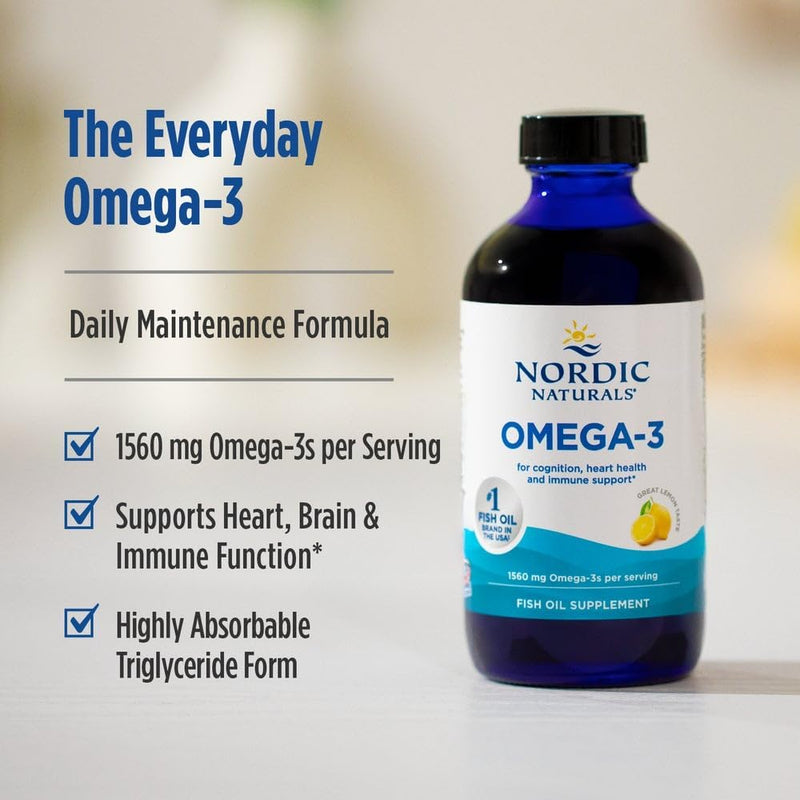 Nordic Naturals Ultimate Omega Liquid Lemon 237ml (8oz)