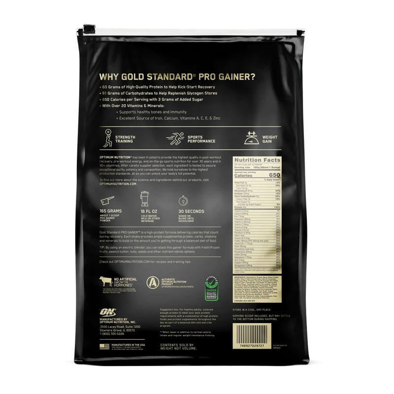 ON GS Pro Gainer Double Chocolate 4.55kg