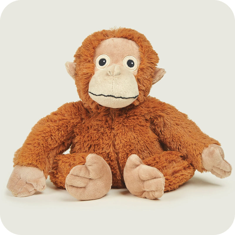 Warmies Orangutan Heatable & Freezable Plush Toy – Microwaveable Soft Toy for Warmth, Cooling & Comfort
