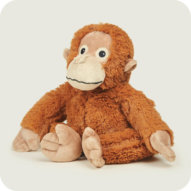 Warmies Orangutan Heatable & Freezable Plush Toy – Microwaveable Soft Toy for Warmth, Cooling & Comfort