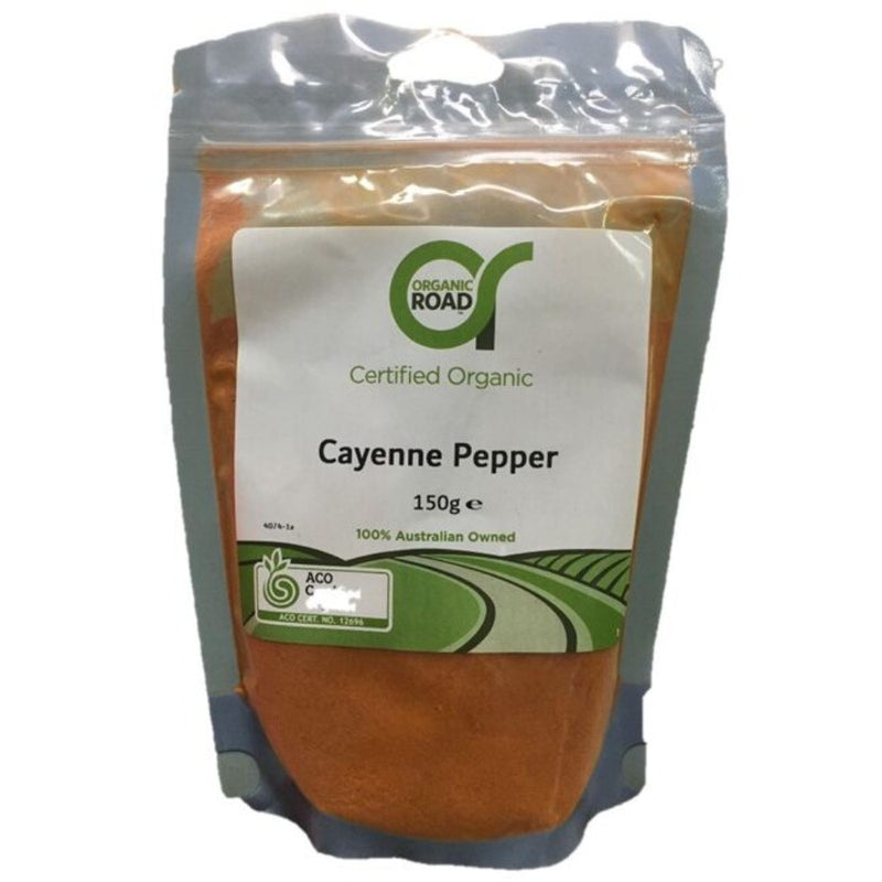 Organic Road Cayenne Pepper 150gm