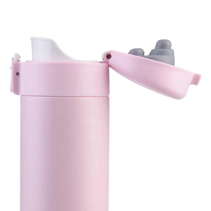 Oasis Stainless Steel Insulated Flip-Top Flask 480ml Pink - Double Wall Vacuum Thermos