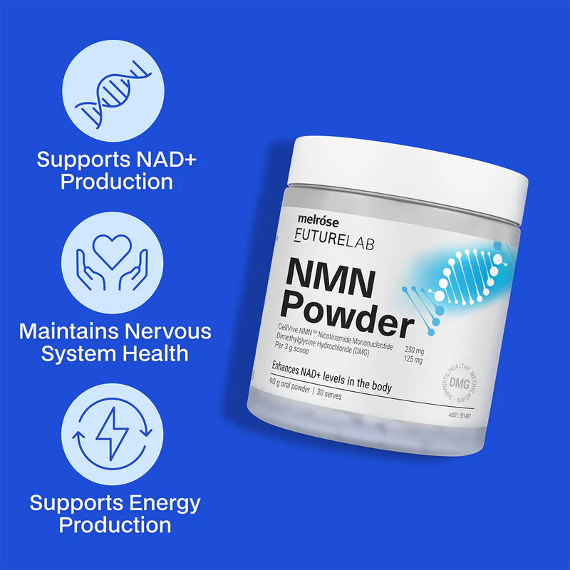 Melrose FutureLab NMN Powder 90g – High Strength NMN Powder for NAD+ & Cellular Energy Support