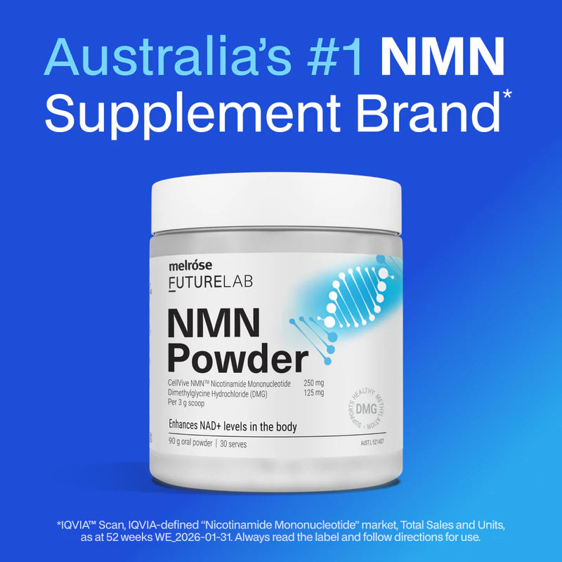 Melrose FutureLab NMN Powder 90g – High Strength NMN Powder for NAD+ & Cellular Energy Support