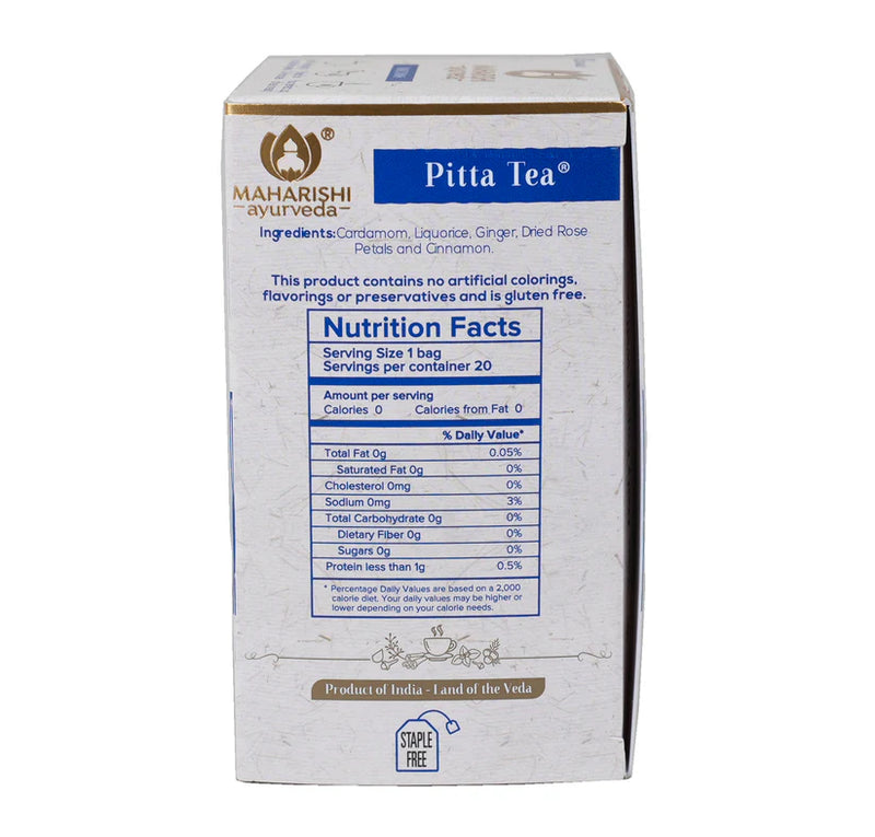 Maharishi Ayurveda Pitta Tea 34g 20 Tea Bags