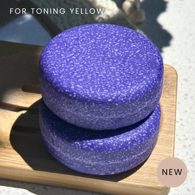 Cooki Haircare Purple Shampoo Bar With Tin 65g