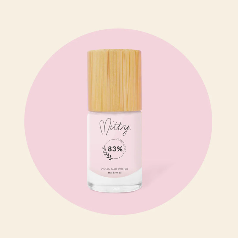 Mitty 83% Plant based Vegan polish Peach Cream  10ml