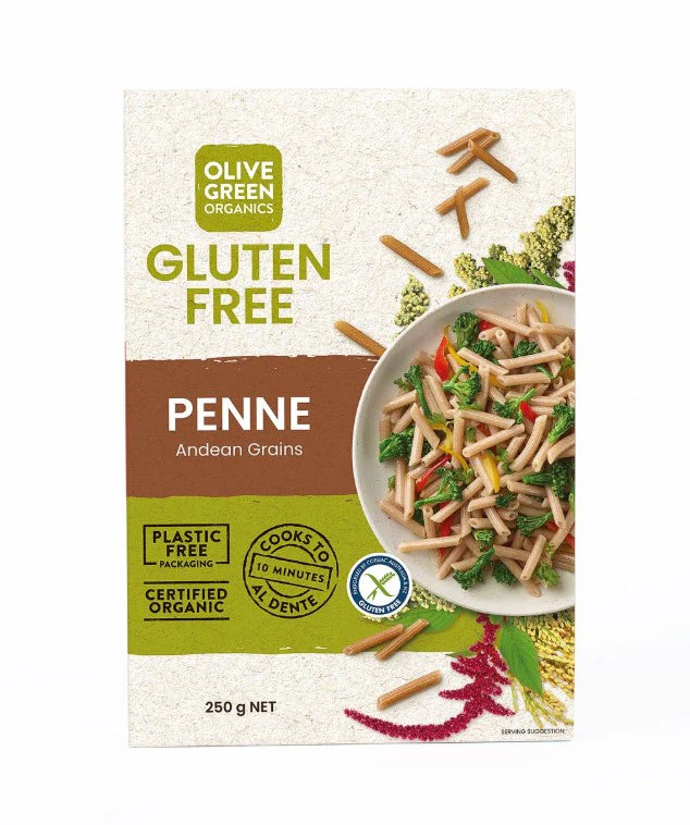 Olive Green Organics Penne Andean Grains 250g