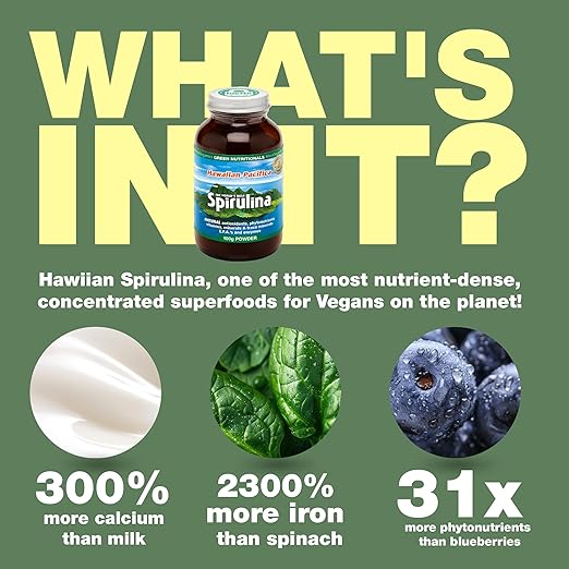 GREEN NUTRITIONALS Hawaiian Pacifica Spirulina