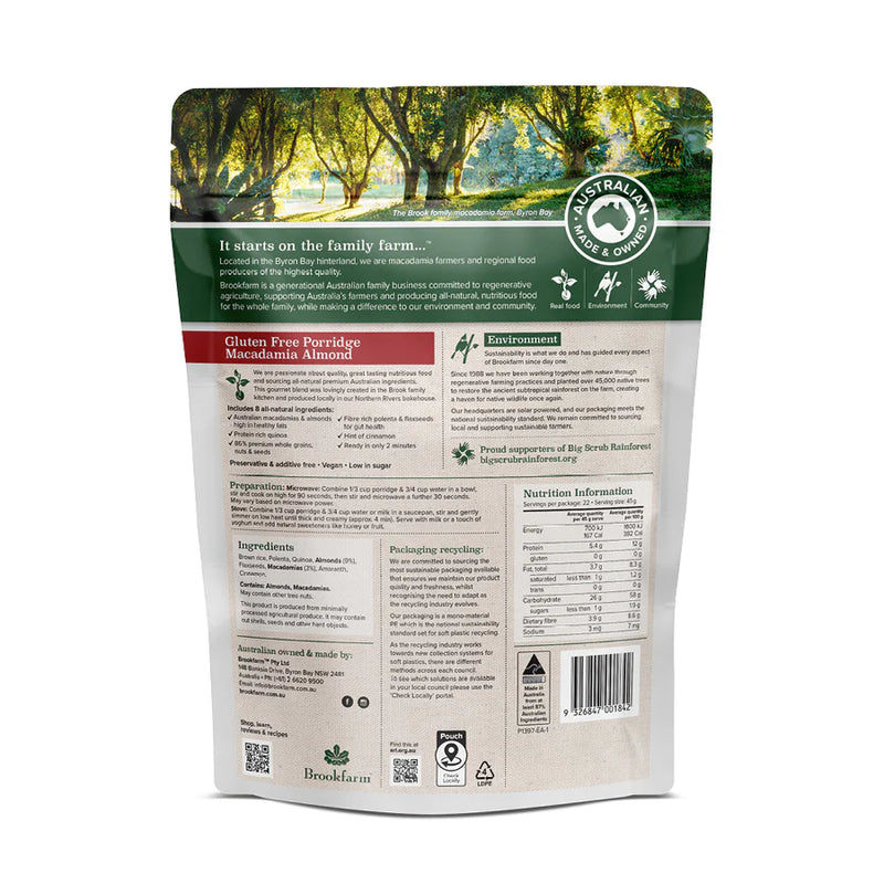 BROOKFARM Gluten Free Porridge