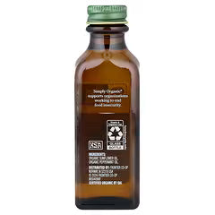 Simply Organic Peppermint Flavour 59ml – Organic Natural Peppermint Extract for Baking & Beverages