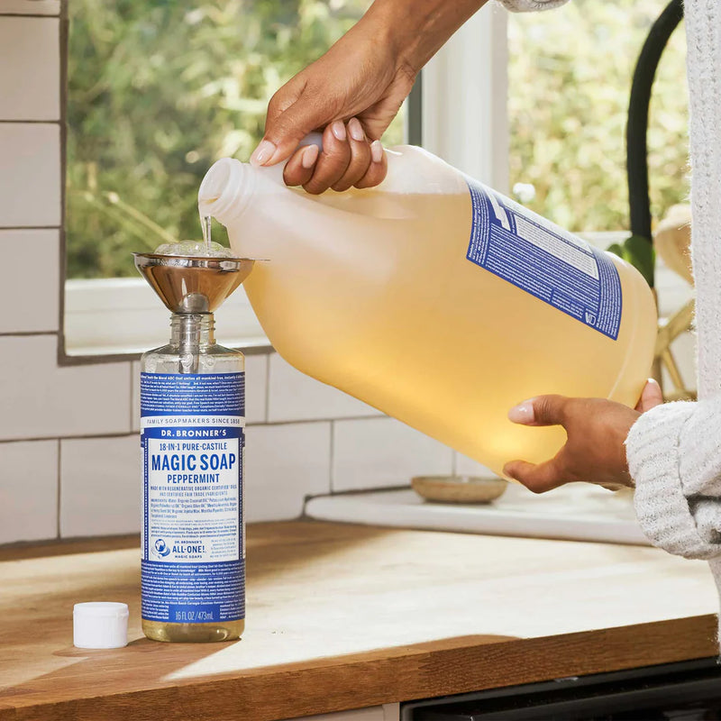 Dr Bronner's Castile Soap Peppermint 473ml