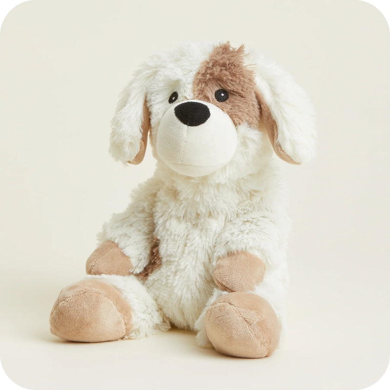 Warmies Sitting Puppy Heatable & Freezable Plush Toy – Microwaveable Soft Toy for Warmth, Cooling & Comfort