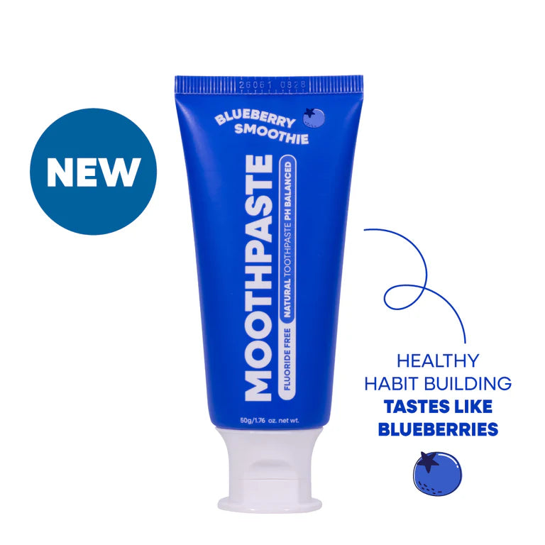 MooGoo Kids Moothpaste Blueberry Smoothie 50g – Gentle Natural Toothpaste for Children