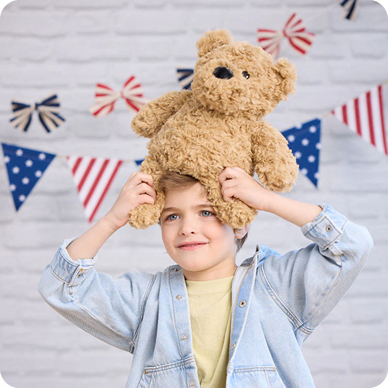 Warmies Heatable Soft Toy Brown Curly Bear