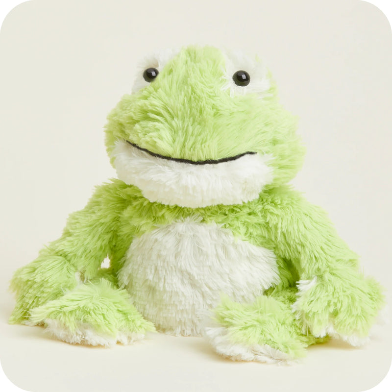 Warmies Frog Heatable & Freezable Plush Toy – Microwaveable Soft Toy for Warmth, Cooling & Comfort