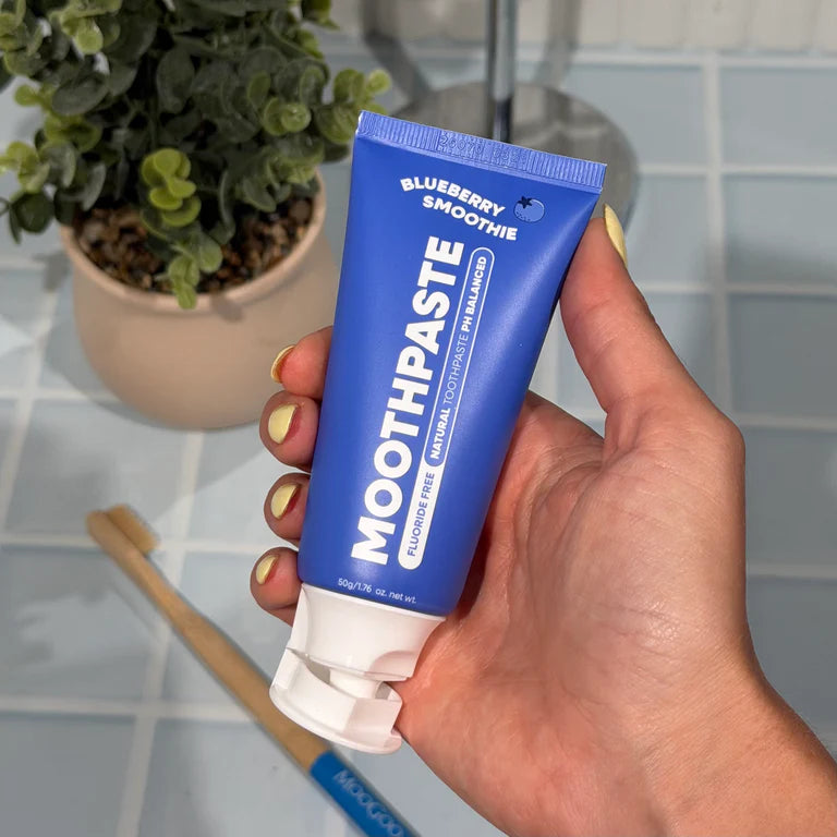 MooGoo Kids Moothpaste Blueberry Smoothie 50g – Gentle Natural Toothpaste for Children