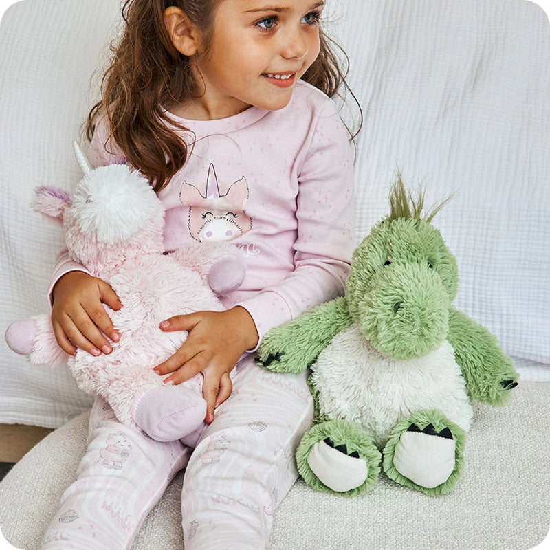 Warmies Heatable Soft Toy Green Dinosaur