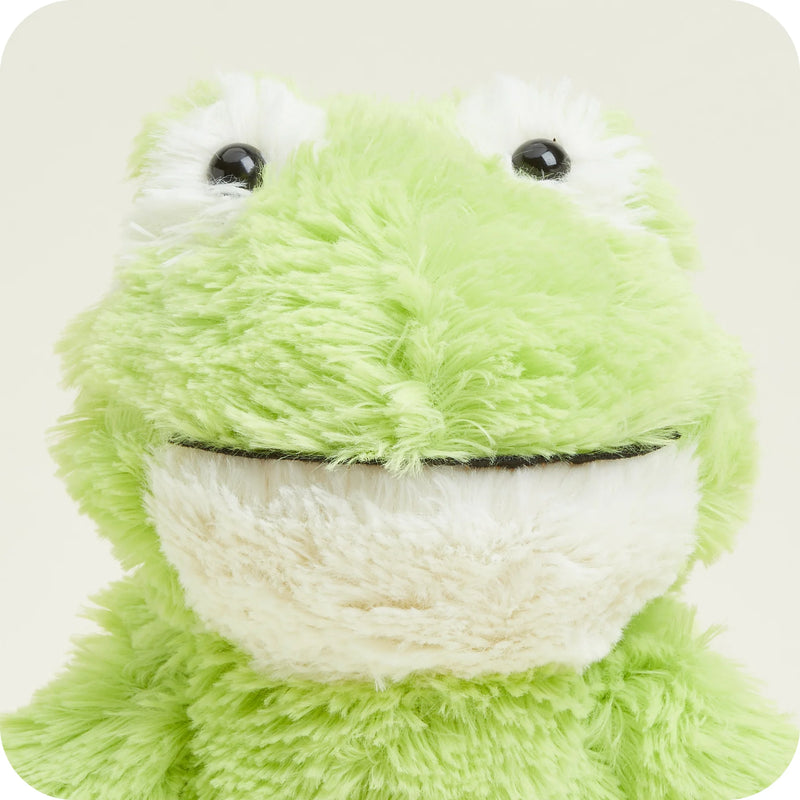 Warmies Frog Heatable & Freezable Plush Toy – Microwaveable Soft Toy for Warmth, Cooling & Comfort